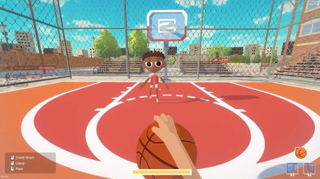 Opposing player applying pressure on the court.